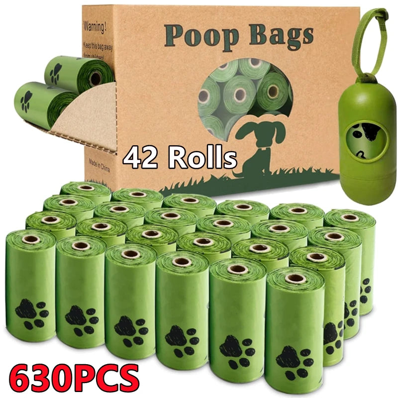 Biodegradable Pet Waste Bags – Scented Dog Poop Bags with Dispenser, Eco-Friendly & Durable!