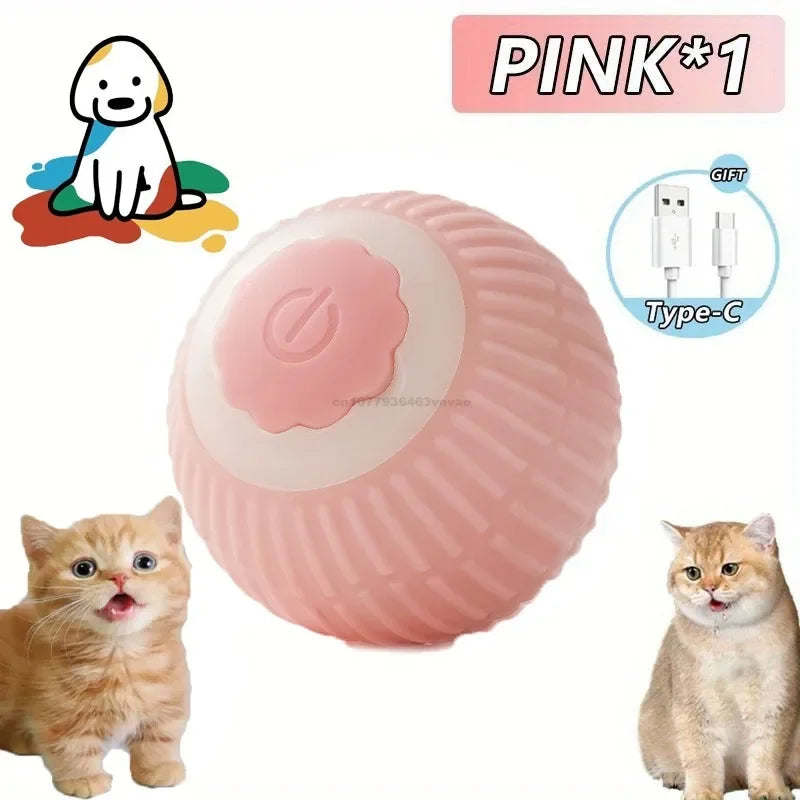 Interactive Cat Ball Toy – Automatic Rolling Electronic Toy for Kittens & Cats!