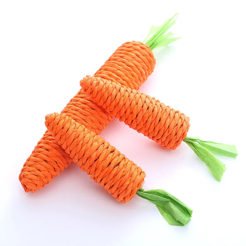 Interactive Carrot Cat Toy – Bite-Resistant Chew & Scratcher for Healthy Teeth & Play!