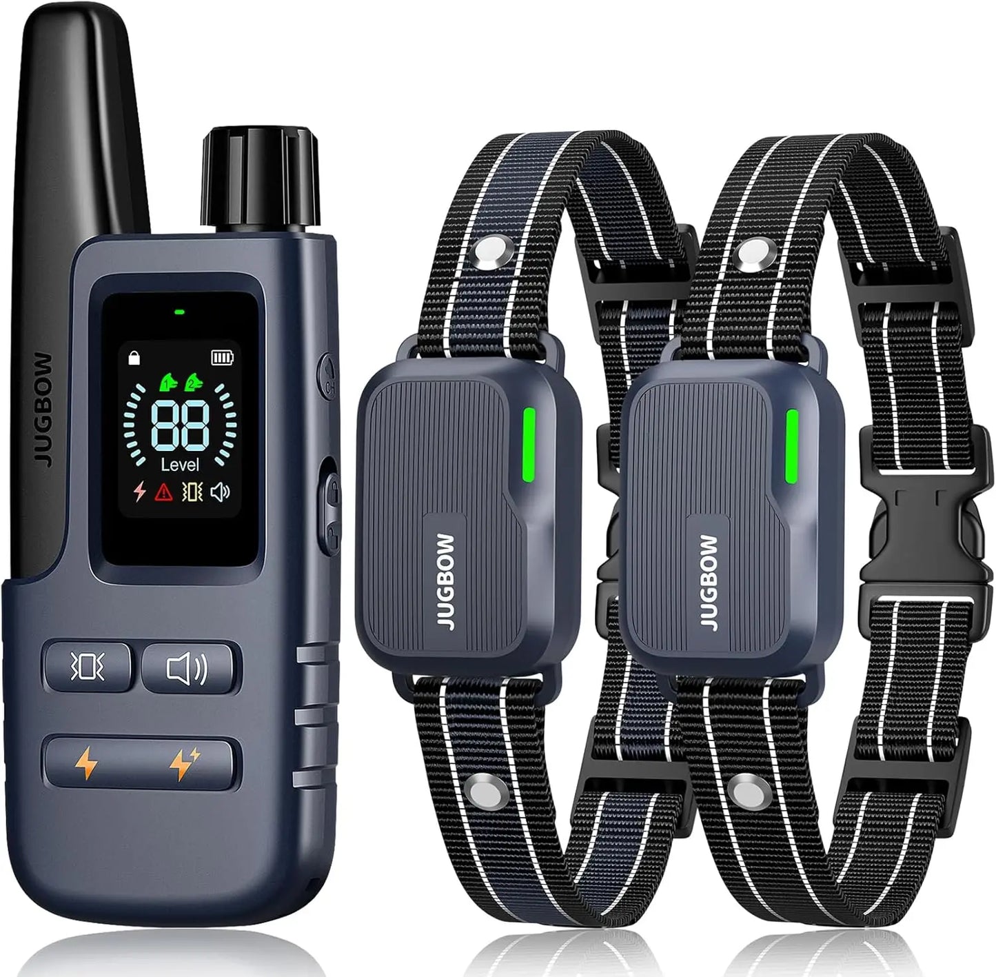 Dog Training Shock Collar (10-120 lbs) – 4200FT Remote, IPX7 Waterproof, 4 Training Modes for 2 Dogs!