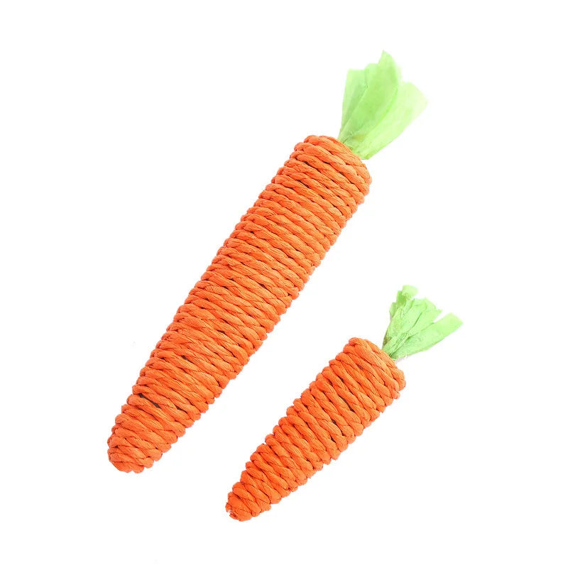 Interactive Carrot Cat Toy – Bite-Resistant Chew & Scratcher for Healthy Teeth & Play!