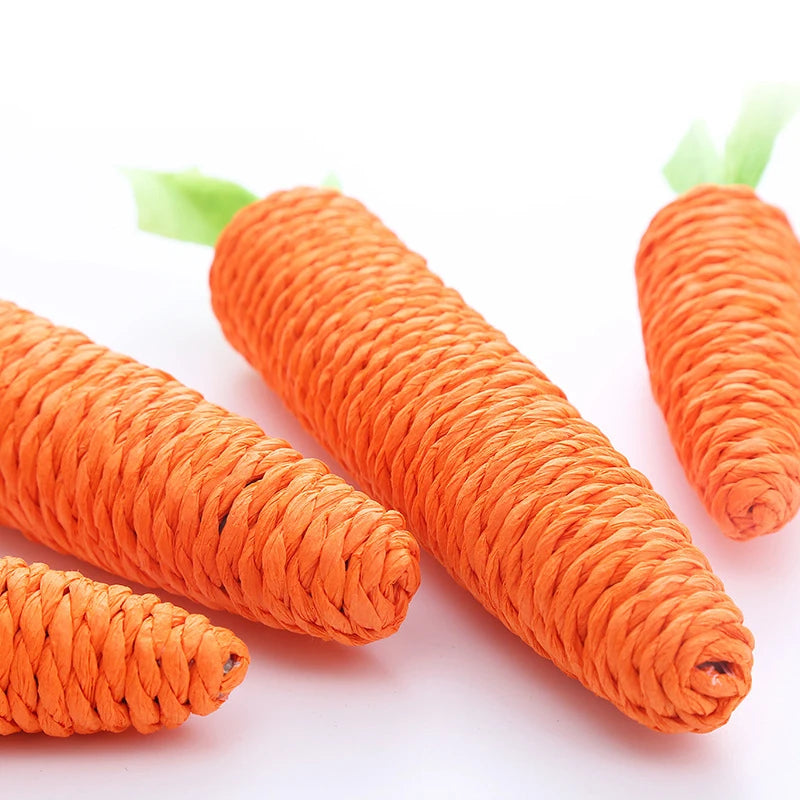 Interactive Carrot Cat Toy – Bite-Resistant Chew & Scratcher for Healthy Teeth & Play!