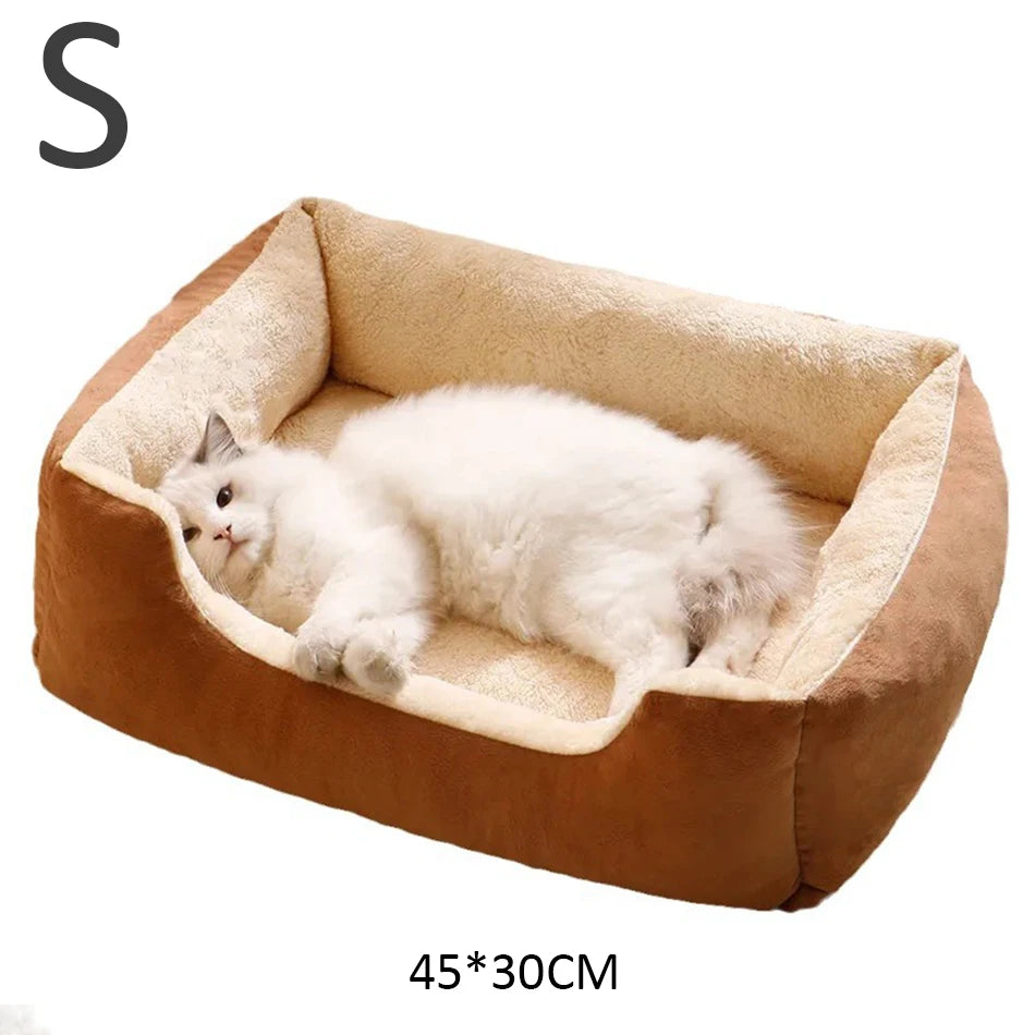 Cat Bed & Pet Cushion – Comfortable Basket House for Cats, Kittens, and Small Dogs!