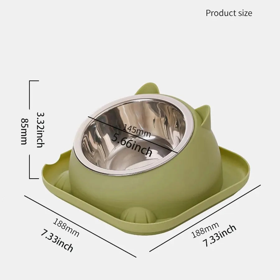 Fun-Shaped Anti-Tipping Cat Bowl – Water-Added Design to Prevent Ants!