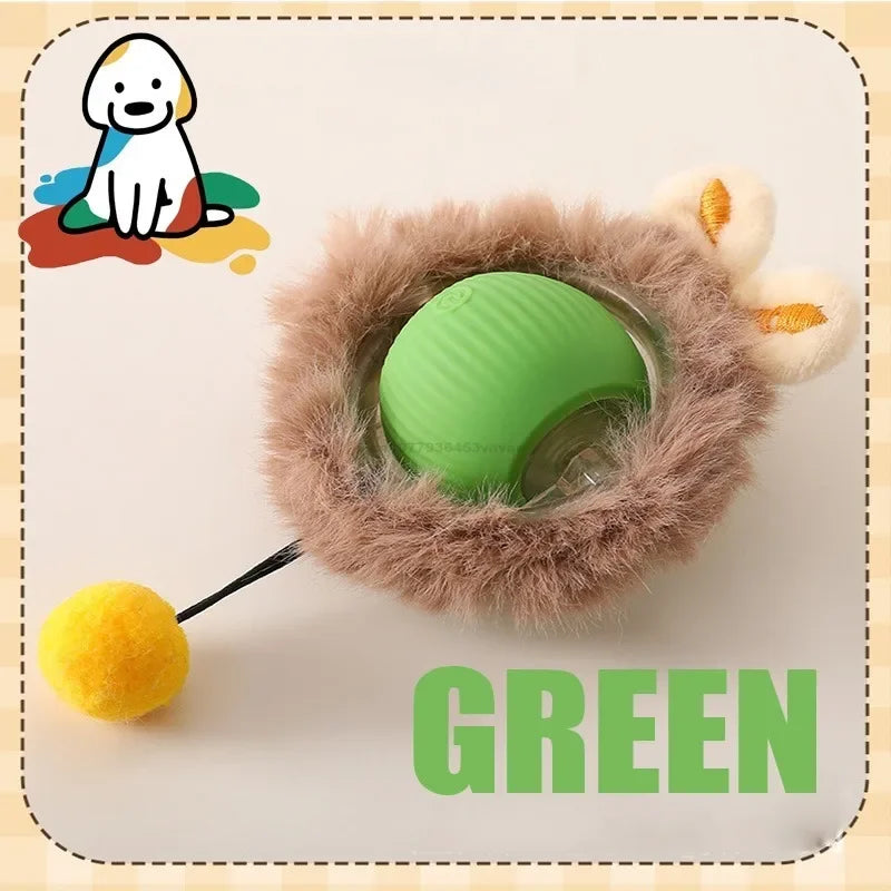 Interactive Cat Ball Toy – Automatic Rolling Electronic Toy for Kittens & Cats!