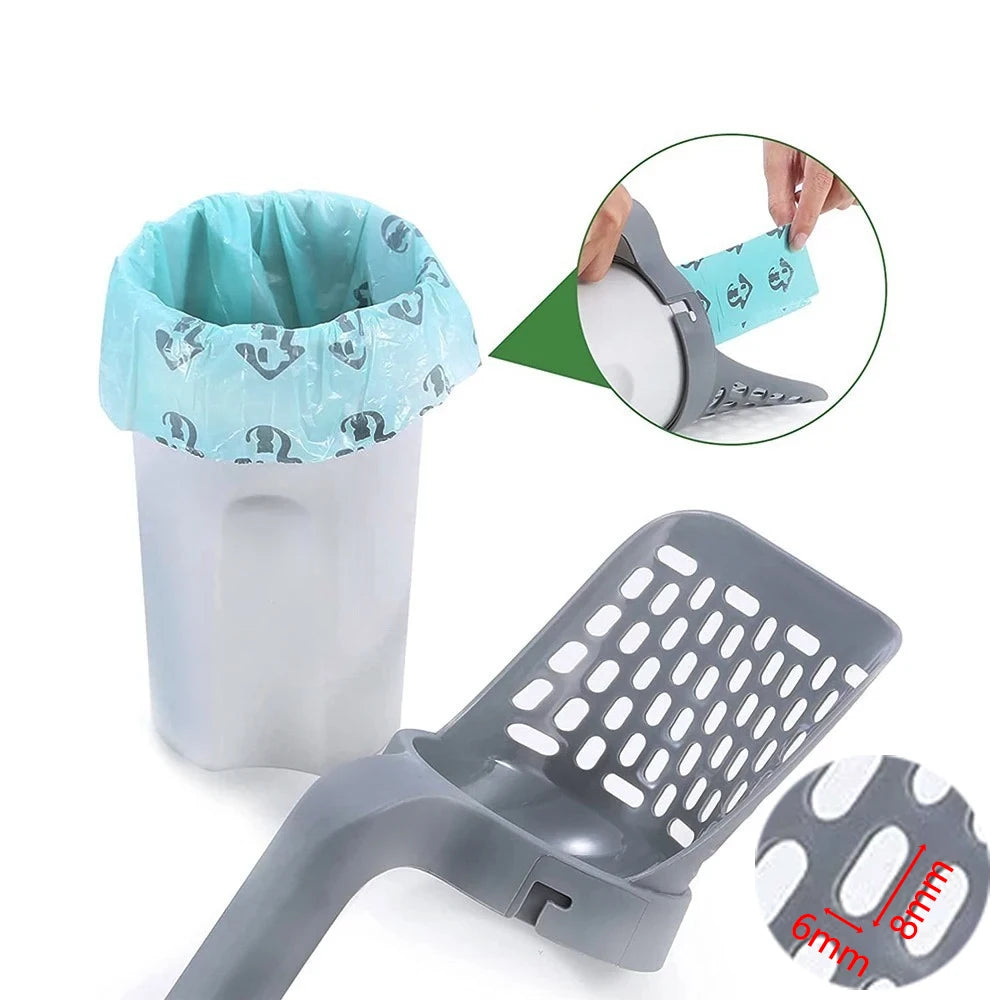 Self-Cleaning Cat Litter Scoop – Easy Filter & Waste Picker for Litter Box Maintenance!