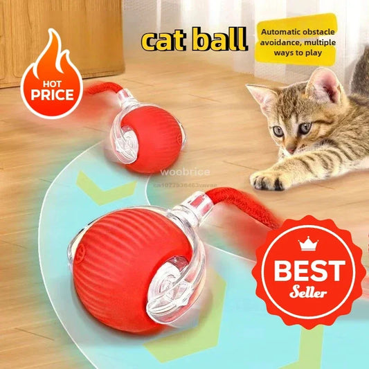 Interactive Cat Ball Toy – Automatic Rolling Electronic Toy for Kittens & Cats!