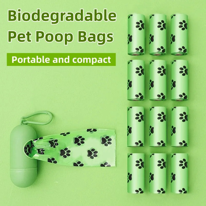 Biodegradable Pet Waste Bags – Scented Dog Poop Bags with Dispenser, Eco-Friendly & Durable!