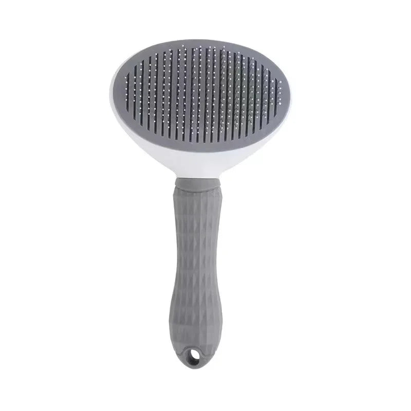 One-Click Self-Cleaning Pet Grooming Brush – Hair Removal Comb for Cats & Dogs