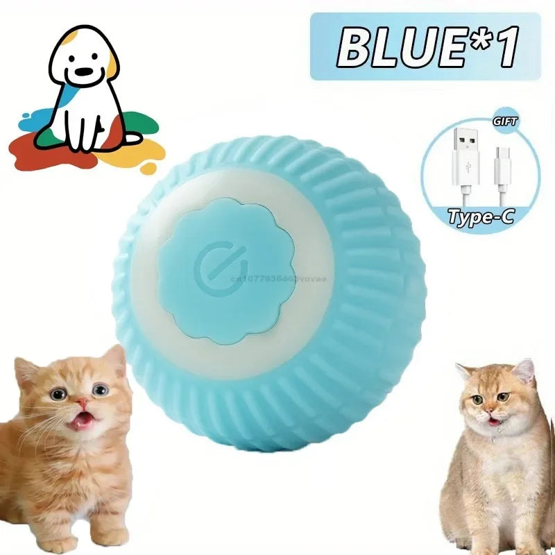 Interactive Cat Ball Toy – Automatic Rolling Electronic Toy for Kittens & Cats!