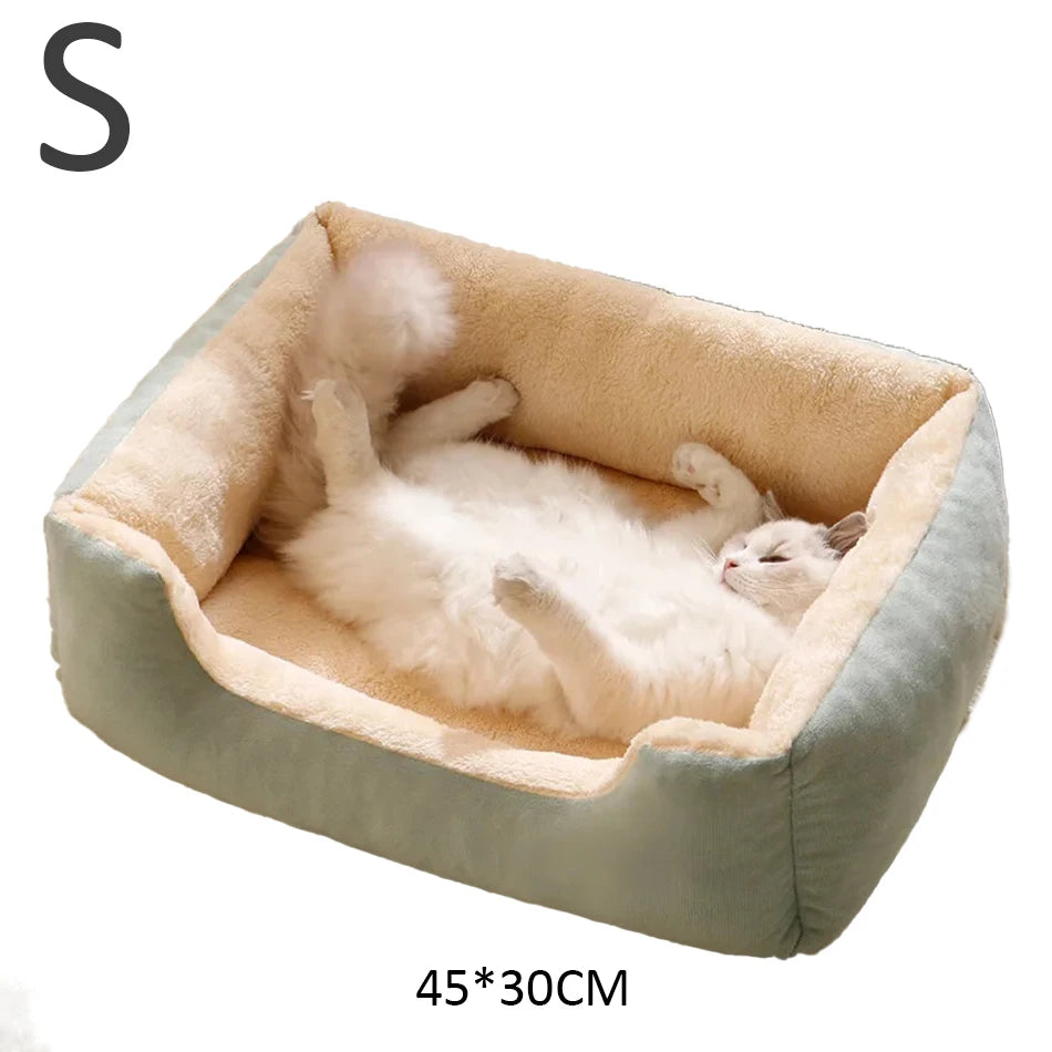 Cat Bed & Pet Cushion – Comfortable Basket House for Cats, Kittens, and Small Dogs!