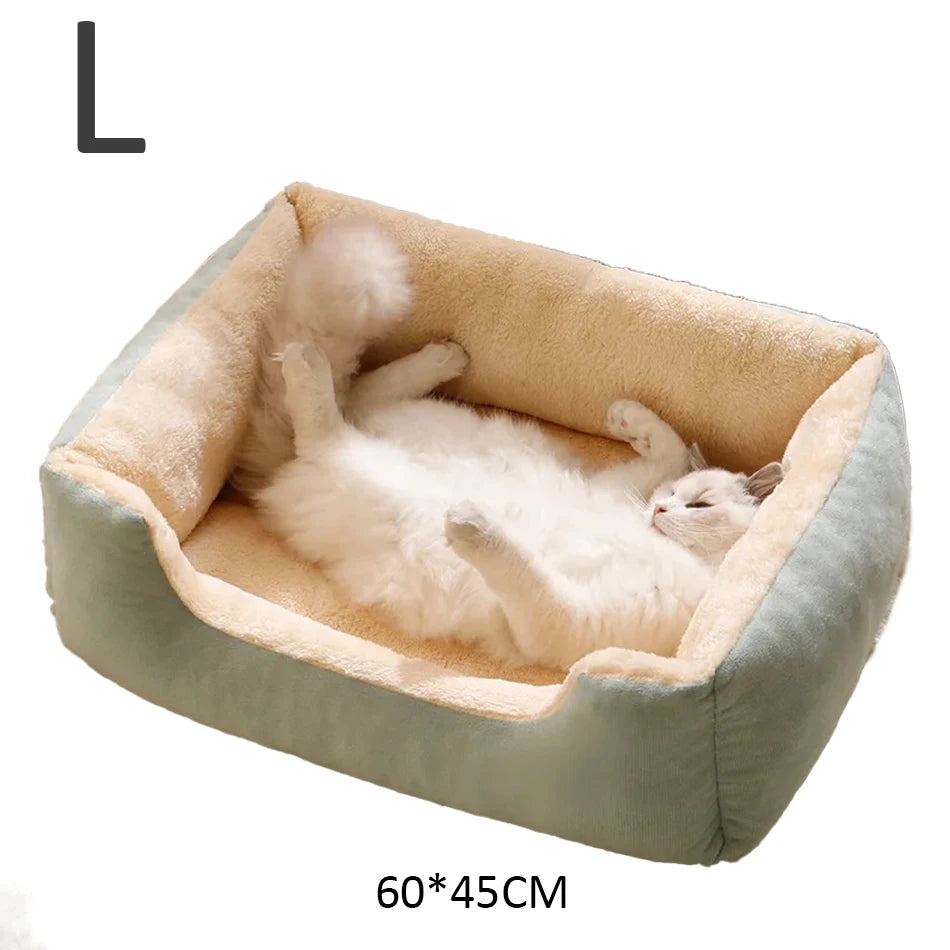 Cat Bed & Pet Cushion – Comfortable Basket House for Cats, Kittens, and Small Dogs!