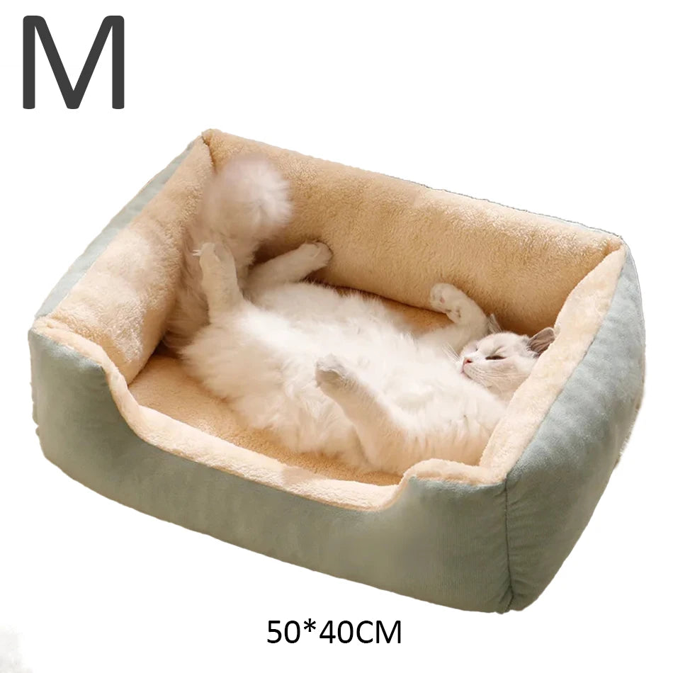 Cat Bed & Pet Cushion – Comfortable Basket House for Cats, Kittens, and Small Dogs!