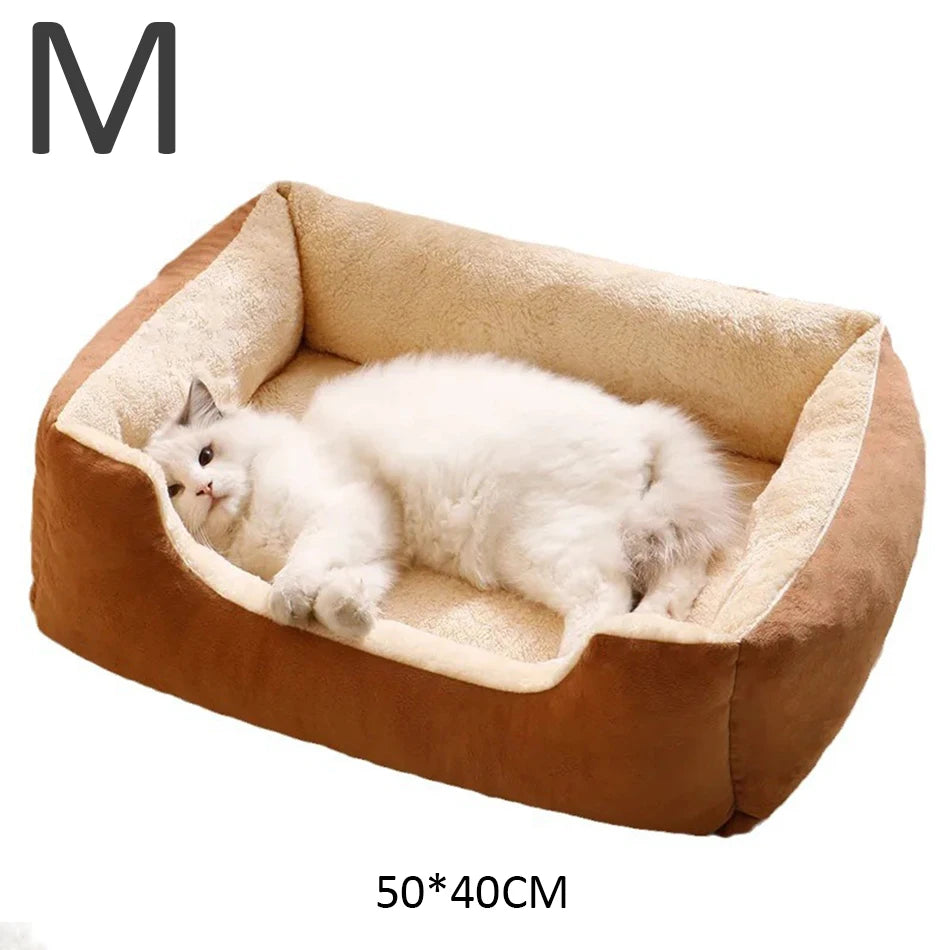 Cat Bed & Pet Cushion – Comfortable Basket House for Cats, Kittens, and Small Dogs!