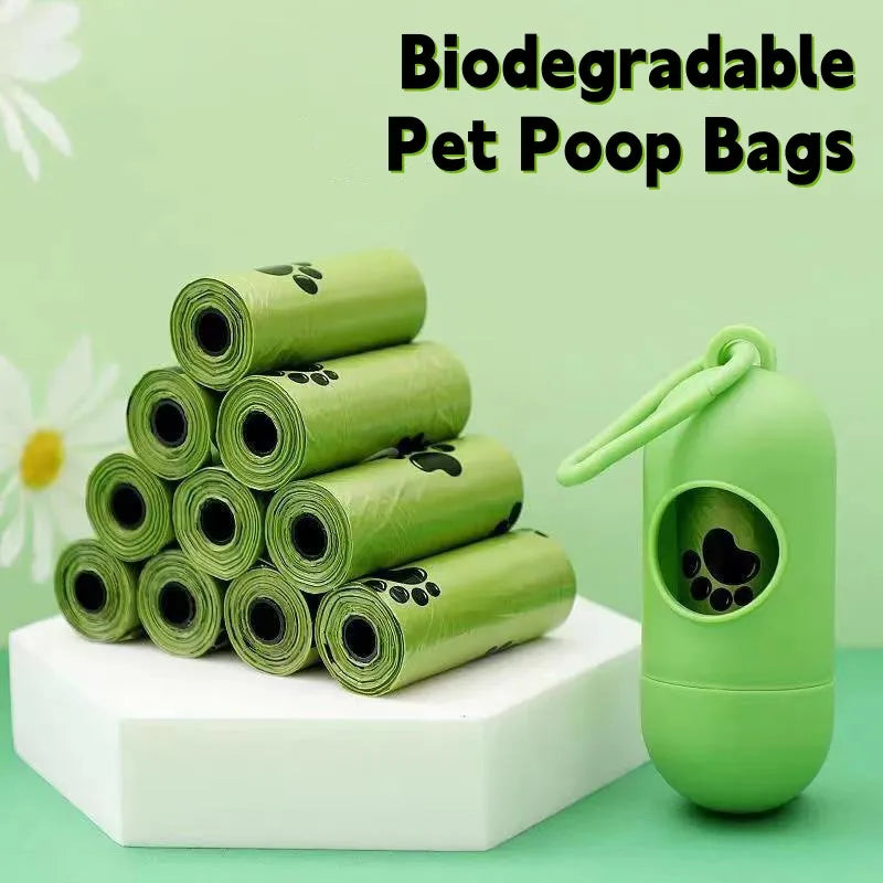 Biodegradable Pet Waste Bags – Scented Dog Poop Bags with Dispenser, Eco-Friendly & Durable!